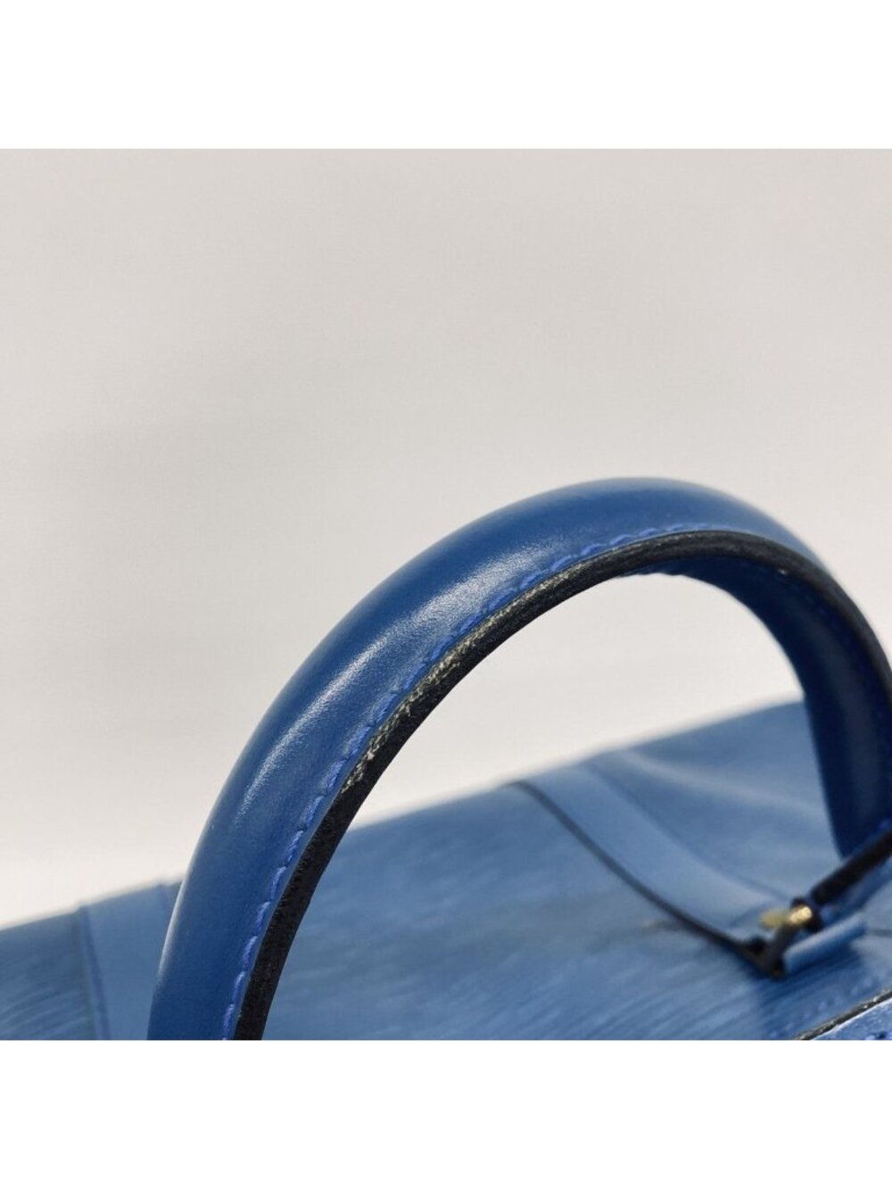 ★SOLD★ Louis Vuitton Boston Bag Epi Keepall 50 Toledo Blue - Picture 9 of 10